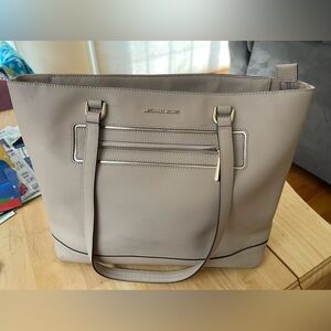 Tan Michael Kors large shoulder bag